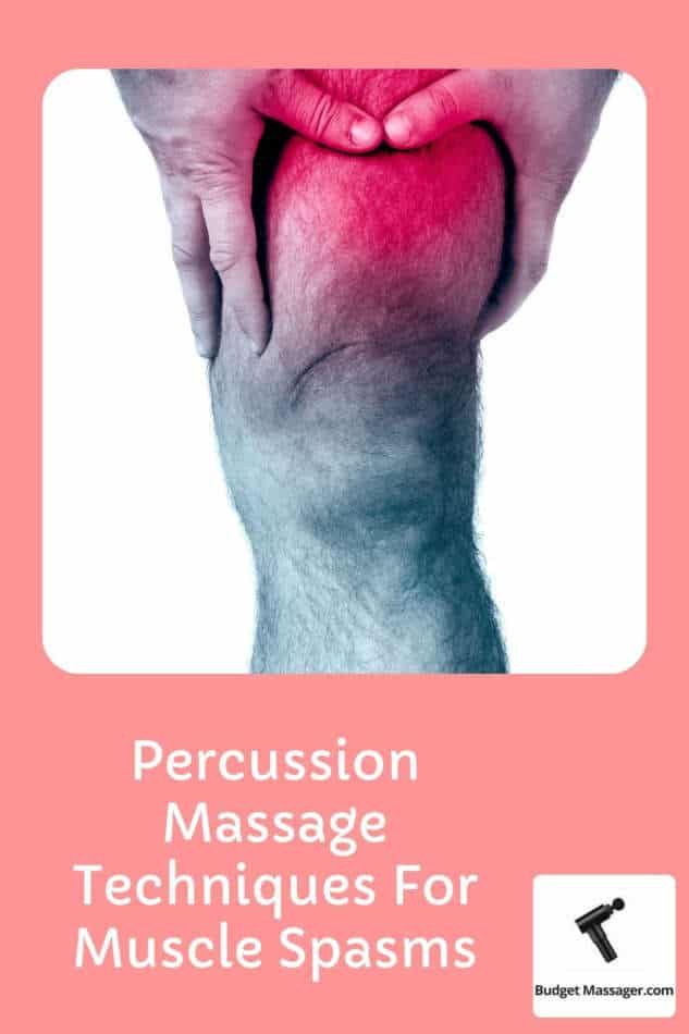 Pinterest massage gun muscle spasms  