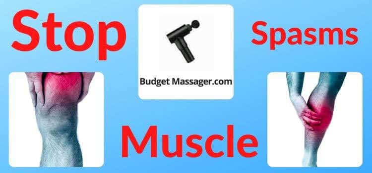 leg muscle spasms- stop with massage gun